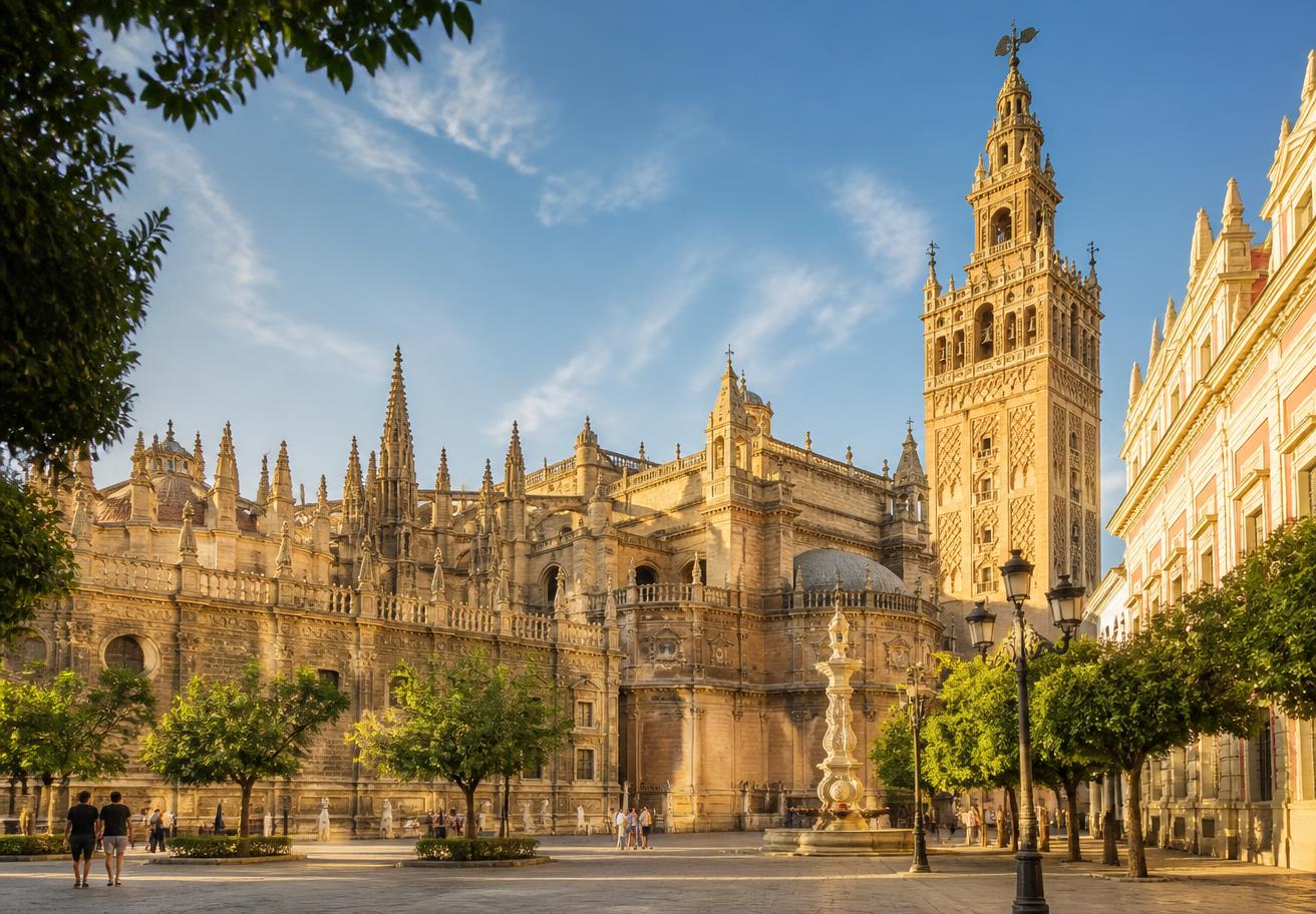 Catedral histórica na Espanha
